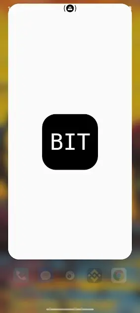 Screenshot of BitChat